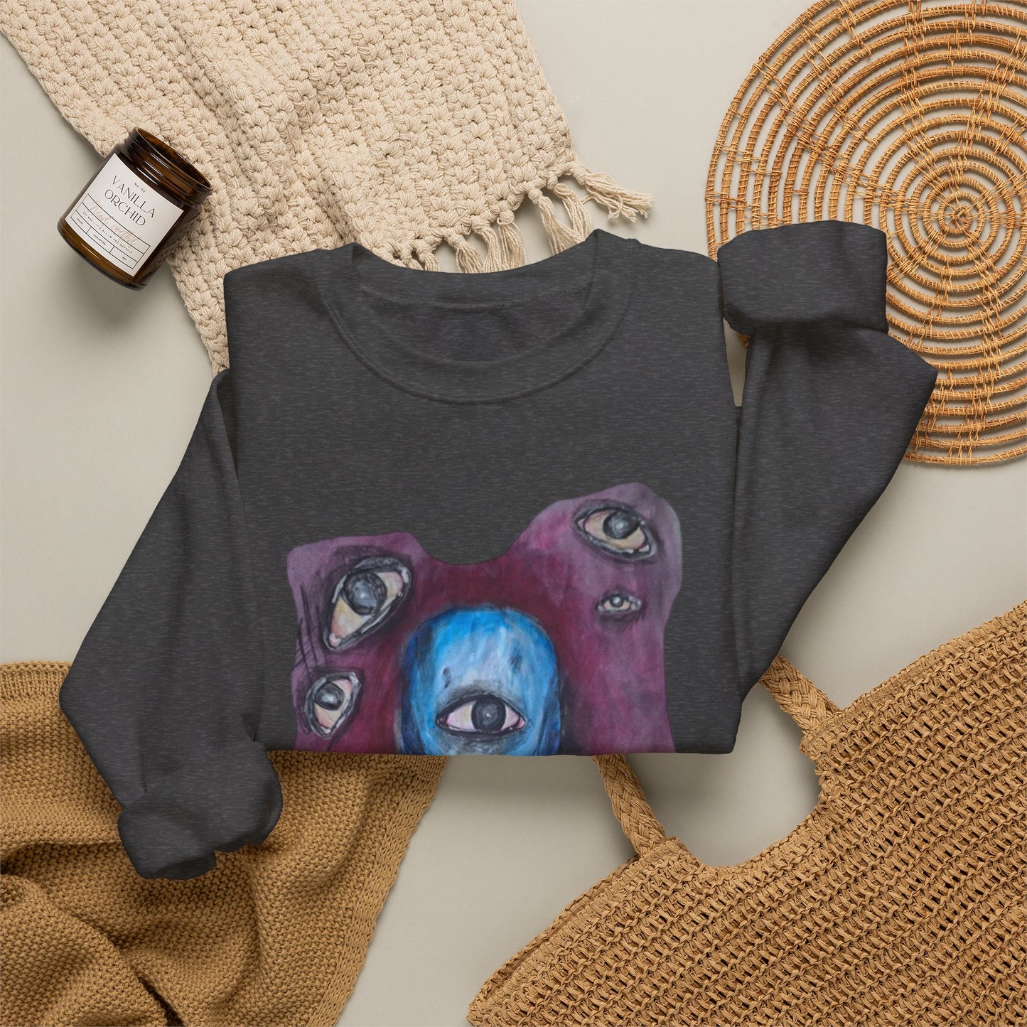 Original Art Print Unisex Heavy Blend™ Crewneck Sweatshirt