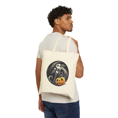 Nightmare Before Christmas Cotton Canvas Tote Bag
