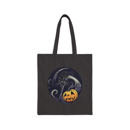 Nightmare Before Christmas Cotton Canvas Tote Bag