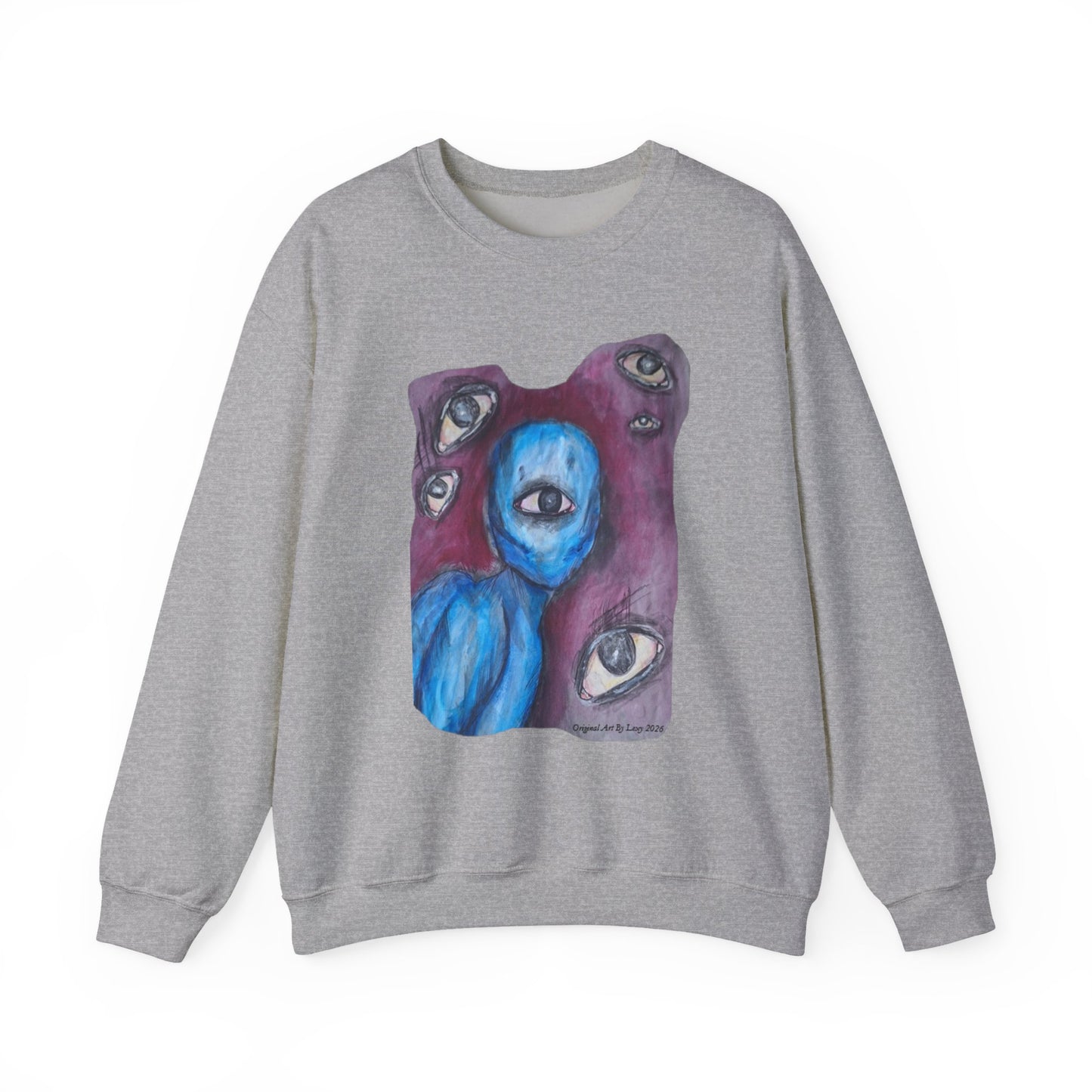 Original Art Unisex Heavy Blend™ Crewneck Sweatshirt
