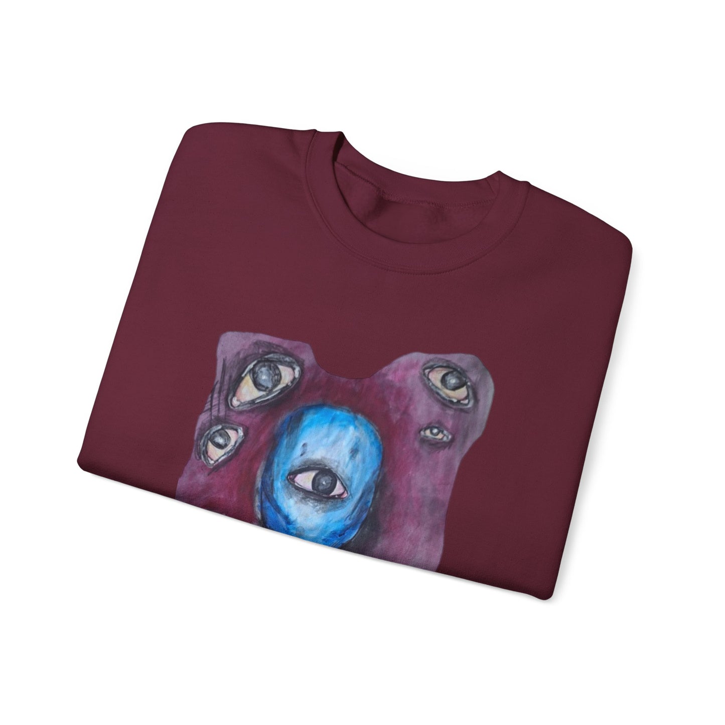 Original Art Print Unisex Heavy Blend™ Crewneck Sweatshirt