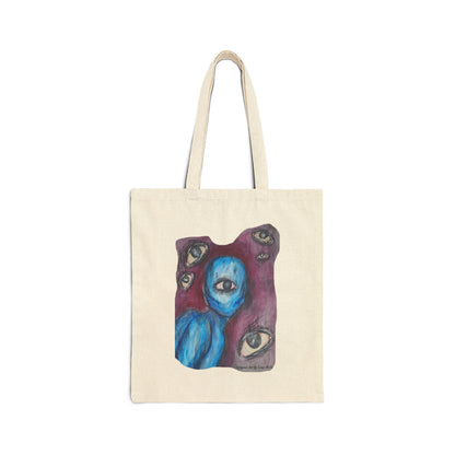 Original Art Cotton Canvas Tote Bag
