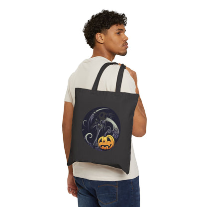 Nightmare Before Christmas Cotton Canvas Tote Bag