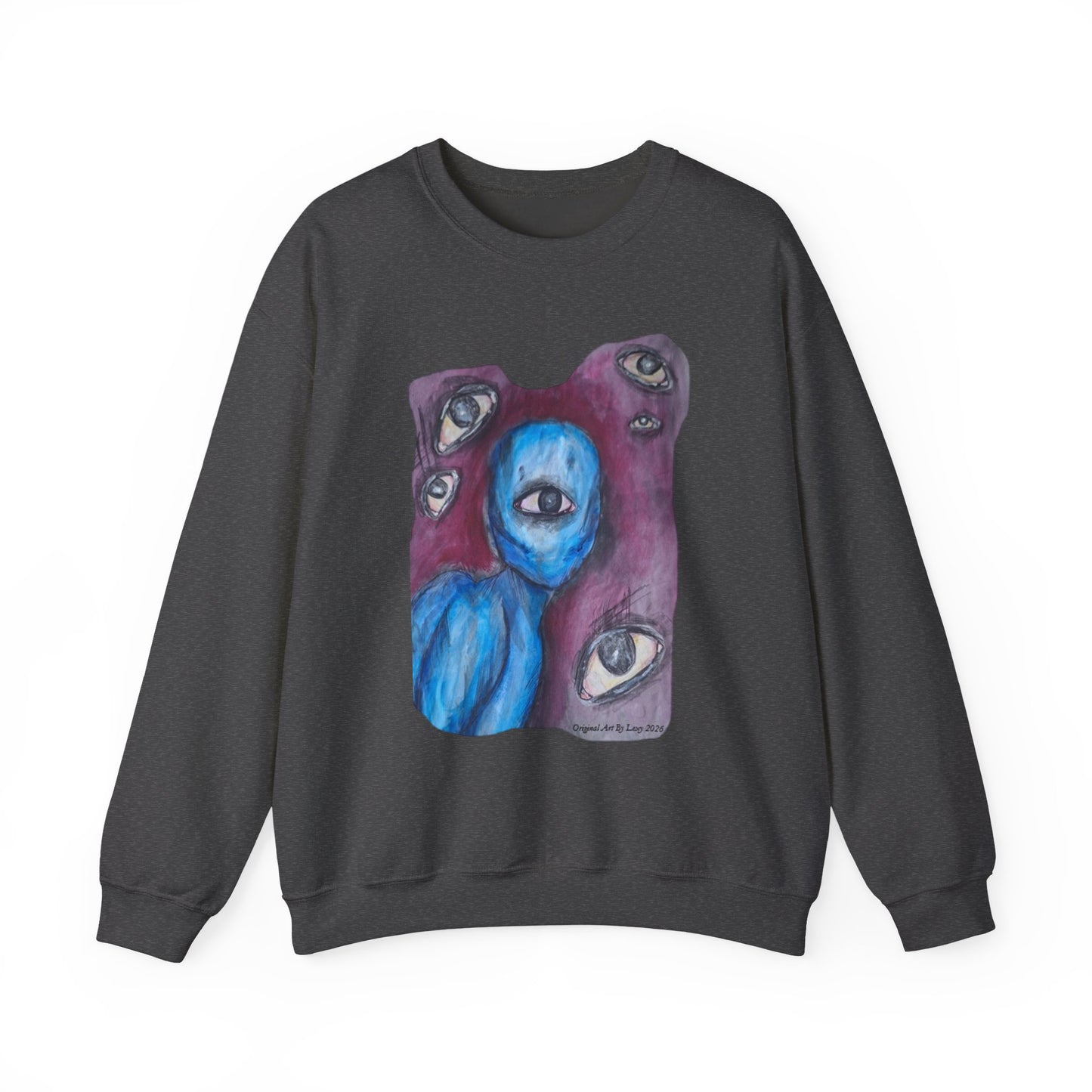 Original Art Print Unisex Heavy Blend™ Crewneck Sweatshirt
