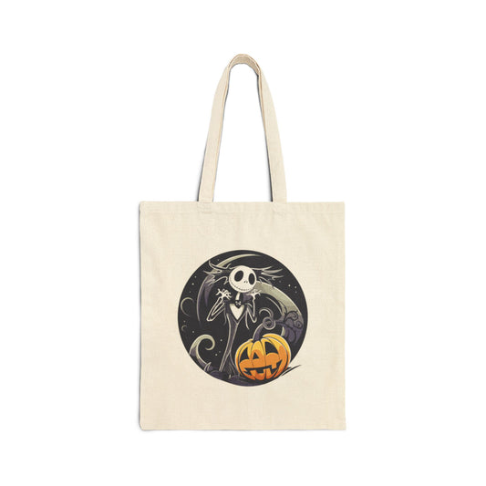 Nightmare Before Christmas Cotton Canvas Tote Bag